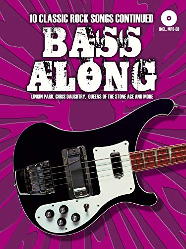 Bass Along - 10 Classic Rock Songs Continued: Songbook