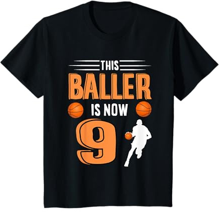 Maglia da basket 9° compleanno - Questo baller è ora 9 Maglietta