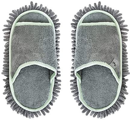 VIGAR - Zapatillas para Casa - Microfibra - 32 x 16,5 x 4 cm - Colección Rengo - Tallas 38-42 - Pantuflas Divertidas y Cómodas - Hombre y Mujer - Gris