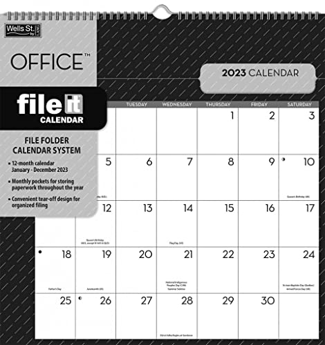 WSBL Office 2023 File-It™ Jahreskalender Monatskalender (23997006033)
