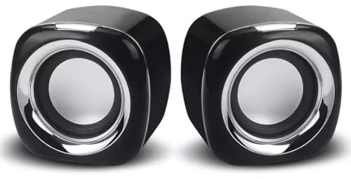 BYERZ Ordenador de escritorio con cable pequeño altavoz de sobremesa pequeño subwoofer altavoz envolvente integrado (Color: D, Tamaño: Talla nica)