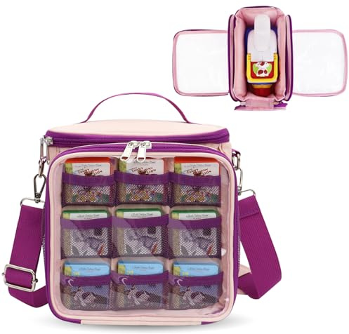 Carrying Case Compatible for Little Tikes Story Dream Machine Books Starter Set, Kids Toys Storage Carrier Bag with Handle and Shoulder Strap for Little Tikes for Storytime, Audio Play, Character