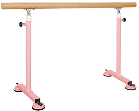 Ballettstange zur Wandmontage, Feste Ballettstange, Stahlstangen und Verlängerungsstangen mit Holzgriff, einstellbare Höhe 80–120 cm (1 m)