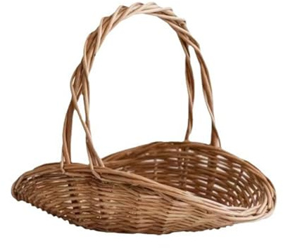 Guangcailun Panier en Osier tressé Robuste et spacieux pour Les Aventures en Plein air Le Panier en Osier tressé Recherche des œufs de Pâques, L