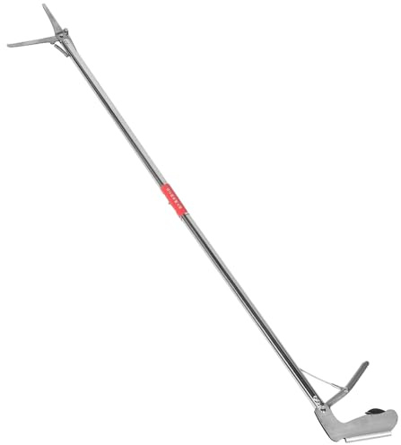 SEWACC Pinzas Plegables de Acero Inoxidable para Atrapar Serpientes Herramienta Multifuncional Antideslizante para Captura Segura Exteriores para Cazadores y Agricultores