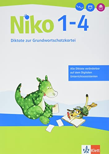 Niko Sprachbuch 1-4: Diktate zur Grundwortschatzkartei Klasse 1-4 (Niko. Ausgabe ab 2020)