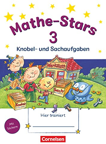 Mathe-Stars - Knobel- und Sachaufgaben - 3. Schuljahr: Übungsheft - Mit Lösungen