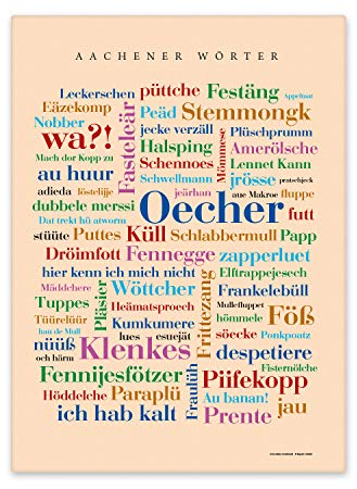 Deine Wörter Leinwand Aachener Keilrahmen 50x70 cm