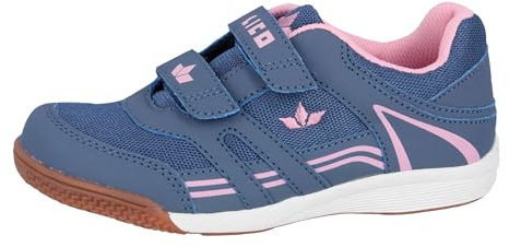 Lico Unisex Kinder Active Indoor V Hallenturnschuhe, Grau Rosa, 32 EU