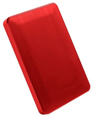 Hard disk esterno da 1 TB/500 GB/120 GB/80 GB, USB 3.0 portatile, adatto per PC, desktop, finestre, Macbook, Ps4, Xbox One (500 GB, rosso)