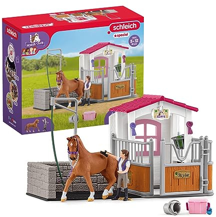 SCHLEICH Horse Club Paardenbox Met Wasplaats 72177 Exclusief