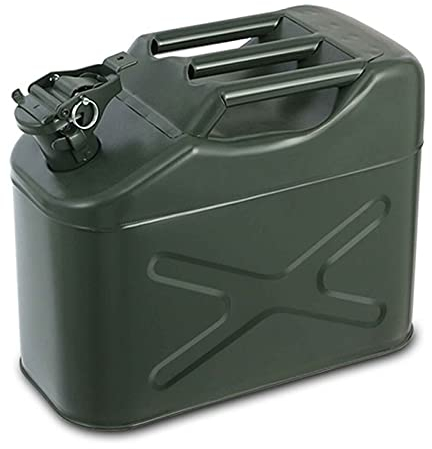WUTONG Green Jerry Puede para EL Combustible Diesel Diesel, etc. - Contenedor de Combustible con sputs Professional Verter - 5L / 10L / 20 litro
