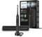 Philips Sonicare 4100 Electric Toothbrush for Adults with 1 x Philips W2 Optimal White Sonic Brush Head in Black, Slim Travel Case and USB Charger