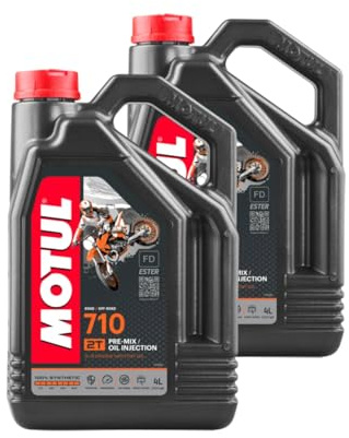TUDETIC - Kit 2X Aceite de Motor 710 2T 4L KT-213
