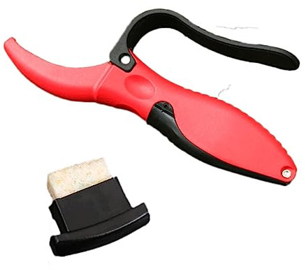 Sosoport Aiguiseur Manuel Pour Sécateurs Et Outils De Jardin Acier Allié Affûteur Portable Avec Poignée Ergonomique Aiguise Rapidement Tondeuses Cisailles Houes Et Serpettes