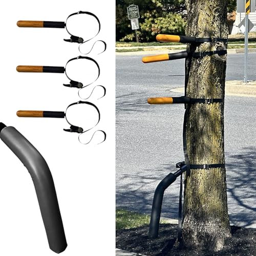 Wing Chun Dummy, Kampfsport Dummy Aufsatz aus Holz, Outdoor Tai Chi Chinesisches Kong Fu Trainingsgerät für Baum, Gebündelter Holzmannshaufen Hände und Beine