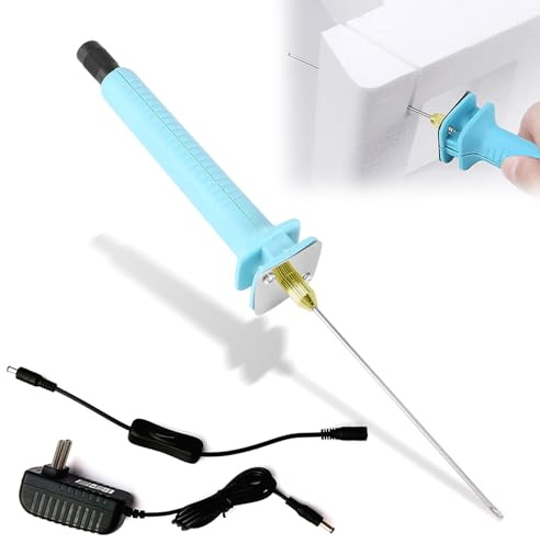 Dhqkqg Elektrisk skumskärare, 15 cm elektrisk skumskärare, 30 W Hot Wire Polystyren Storlek, Professionell Styrolstorlek, Handhållen Gravyr Skärverktyg