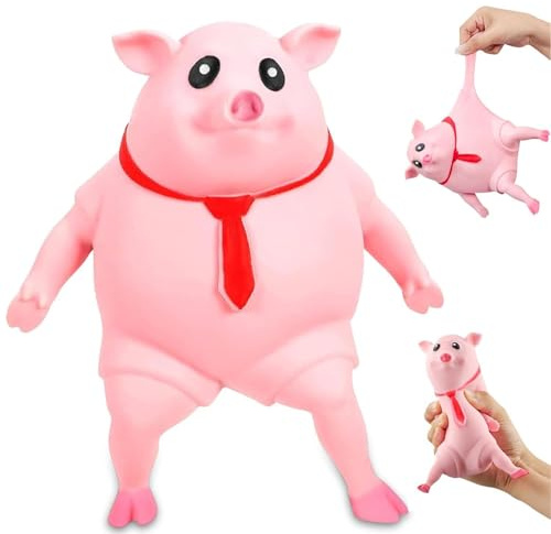 Mailfull Schweine Quetschspielzeug Anti Stress Schwein Spielzeug Squishy Squeeze Spielzeug für Erwachsene und Kinder