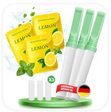 3 PCS S2.0 Smettere di Fumare con 15 Cartucce Filtro al Gusto di Limone Per Migliorare Respirazione