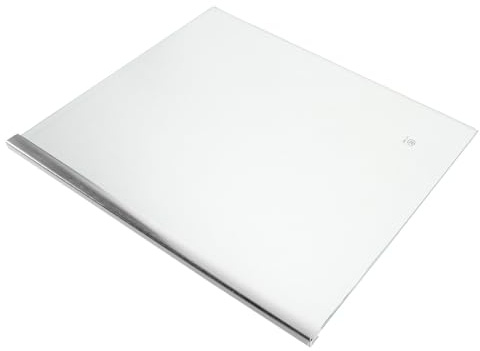 NOLITOY Ripiano frigorifero in vetro temperato 30x27cm, compatibile e regolabile, trasparente per organizzazione cucina, facile da installare e pulire