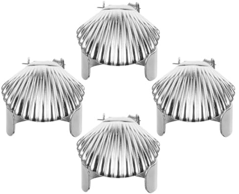MUELODSIC Éteignoir à Bougie en Métal Argenté de Coquillage Outil D’Extinction de Flamme pour Bougies à Mèche Accessoire Maison Sûr et Décoratif Éteignoir Pratique pour Bougies