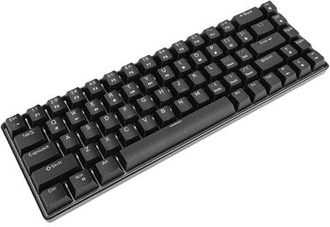 Annadue Mechanische RGB-Tastatur mit 68 Tasten, Hot-Swap-fähige Gaming-Tastatur mit Braunen Schaltern, Anpassbare Hintergrundbeleuchtung, Abnehmbares Kabel, für Computer-Gaming