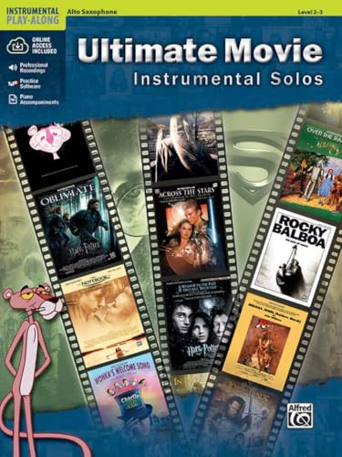 Ultimate Movie Instrumental Solos: Alto Sax, Level 2-3 (Pop Instrumental Solo): (incl. Online Code)