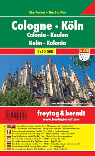freytag & berndt Innenstadtplan Köln 1:10.000: City Pocket + The Big Five