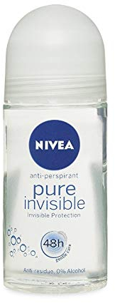 NIVEA Women Pure Invisible Lot de 3 déodorants à bille anti-transpirants 50 ml