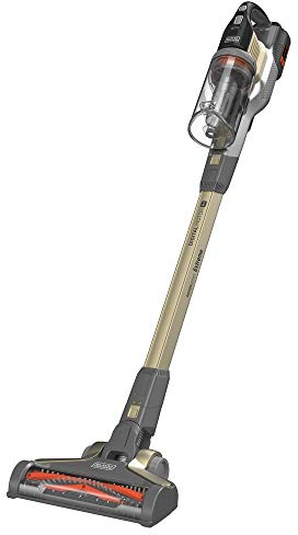 BLACK+DECKER Aspirateur Balai sans Fil Puissant, 45W, 3 en 1, Technologie SmartTech, Pratique et hygiénique, 750 ML, 36V, BHFEV36B2D-QW Gris
