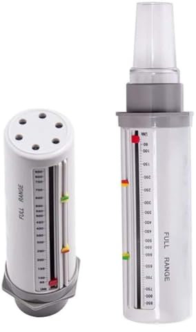 Tragbares Spirometer Peak Flow Meter für Lung Asthma Detektor Atemfunktion Monitor für Erwachsene Kinder, Kind, xs
