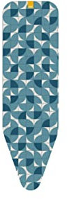 Joseph Joseph Flexa - Stretch Elasticated Replacement Ironing Board Cover 124 cm (48.8 inches), fits all - Mosaic Blue