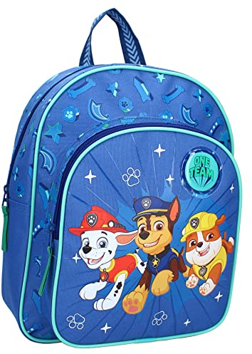 PAW PATROL Mochila Pups On The Go - Azul, turquesa, Taglia unica, Rucksack