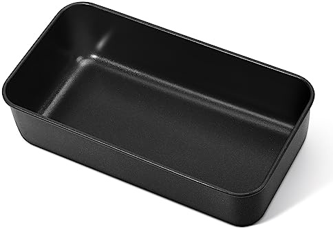 Homikit Molde de acero inoxidable, antiadherente, molde para pan de bizcocho, molde para pan/pastel/tostado, saludable y fácil de limpiar, 23,3 x 12,7 x 6,3 cm