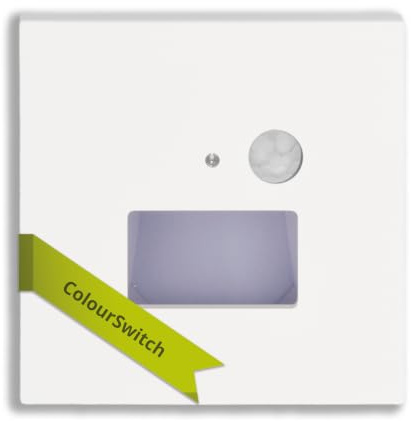 INNOVATE LED Einbaustrahler 230V Sensor Eckig-Eckig ColourSwitch Weiß | LED Strahler mit Bewegungsmelder Master/Slave Wandleuchte Innen I Lampe mit Bewegungsmelder Innen Indirekte Beleuchtung