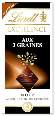 EXCELLENCE NOIR AUX TROIS GRAINES Tablette 100 g