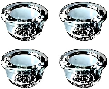 OANM studio Glass Bowl 4 pieces of 0.6 diameter glass 1/2 inch sieve filter bowl with acrylic box
