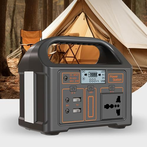 ZYT-DHRUCB Centrale électrique Portable, Batterie 24000 mAh avec 100 W CA, Sortie Chargeur USB, générateur extérieur, générateur Solaire pour extérieur/Camping/pêche/Pique-niques