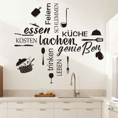 DIYJEP Pegatinas de pared de cocina, calcomanías de murales de cocina, decoración de pared para el hogar, decoración de pared para comedor, restaurante, refrigerador, decoración