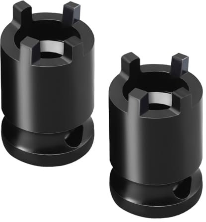 Pack of 2 Angles Grinder Socket Wrench 1/2Inch Adapter 4 Pin Driver for Cordlessly Impacts Wrenches and Tool Accessories