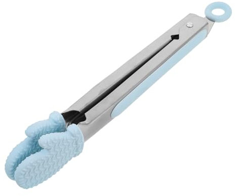 ULTECHNOVO Pinzas De Silicona Mini Para Alimentos Pinzas De Cocina Antideslizantes Para Bufé Dulces Galletas Sky