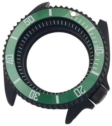 MCNVNEFSAW 41 mm BGW9 Glödande frostad bezel, boett med klocktillbehör, for NH35, NH36, NH34, urverk, for 28,5, urtavla, vattentät safirglas klockfodral(102)
