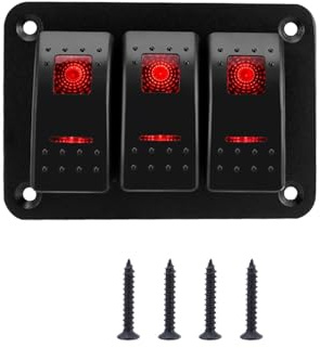 Chiave I set da 2, 3, 4, 5, 6 e 8 di pannelli con interruttori a bilanciere sono adatti per auto, navi e rimorchi ATV da 12 V/24 V. Interruttore di accensione(CP-5186-02)