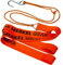 Wildbergehilfe Deer Drag Bergehilfe Bergegurt Ziehgurt für Wild Signal-Orange bis 400kg Gewicht Zuglast Edelstahl
