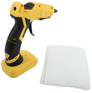 Pistola per colla a caldo senza fili da 20 V 40 W per batterie da 18 V e 20 V MAX XR, PTC Fast Heat, stick adesivi da 7 mm, compatibile con DCB203/DCB204/DCB206, interruttore di blocco ugello, per