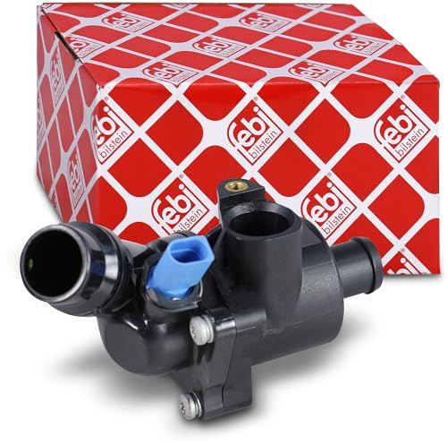 febi bilstein 100313 Thermostat mit Gehäuse, Dichtung und Temperaturschalter, 1 Stück