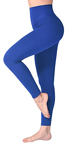 SINOPHANT Hög midja Leggings för kvinnor, Smörig Mjuk Elastisk Ogenomskinlig Tummy Control Leggings, Plus Size Workout Gym Yoga Stretchiga Byxor