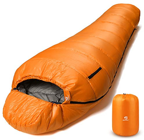 Bessport Mummy Sleeping Bag | 15-45 ℉ Extreme 3-4 Season Sleeping Bag for Adults Cold Weather– Warm and Washable, for Hiking Traveling & Outdoor Activities