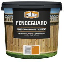 Palace Fenceguard Autumn Gold 5 Litre - Weather-Resistant Exterior Wood Stain for Fences & Garden Structures