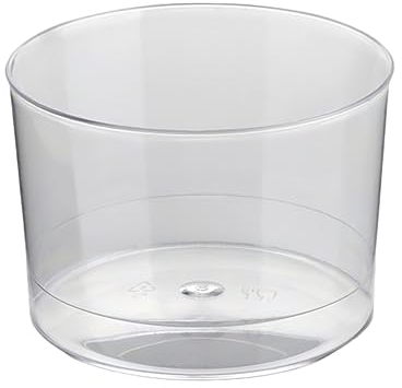 ACESA - Vasos de Plástico Vino Chikito | Pack 480 Unidades | 220 ml | Perfectos para Vino, Cerveza, Aperitivos y Postres